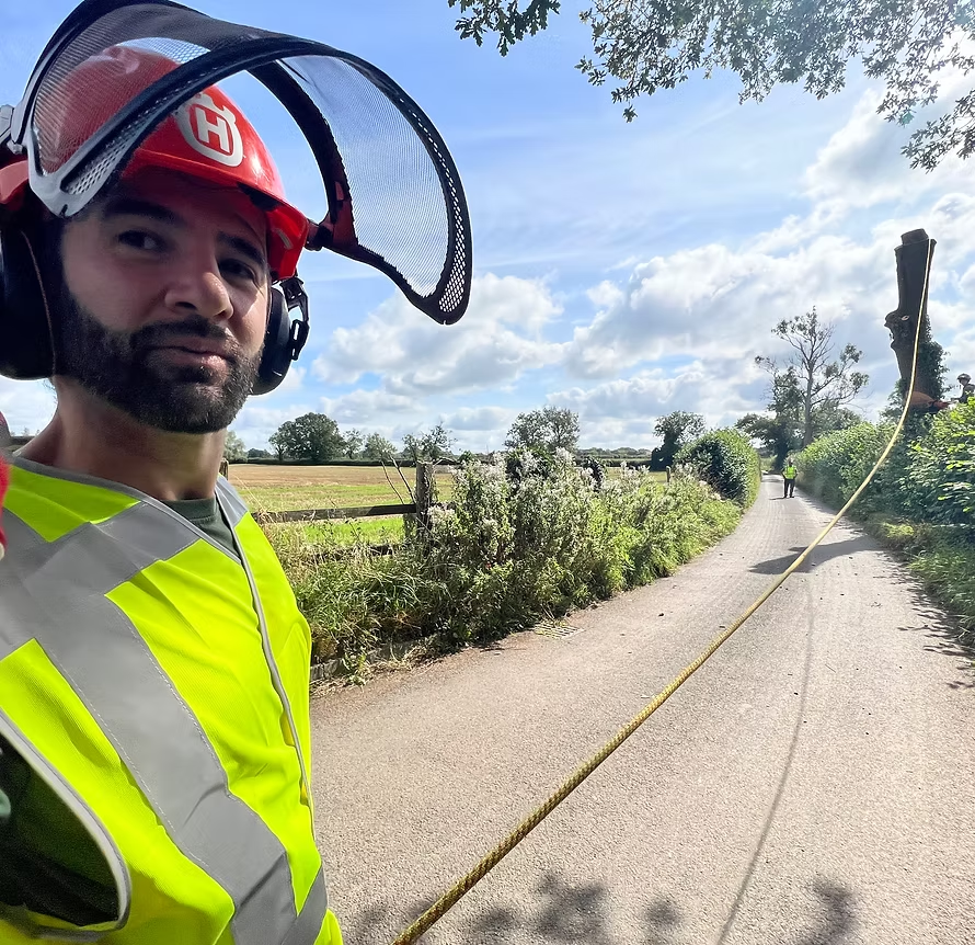 Tiago, Groundsman at Cotswold Tree Care